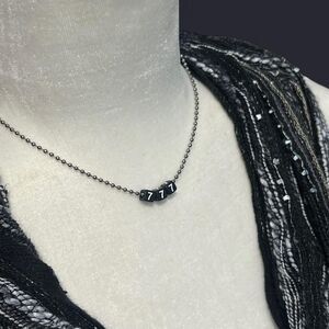 777 Ball Chain Necklace